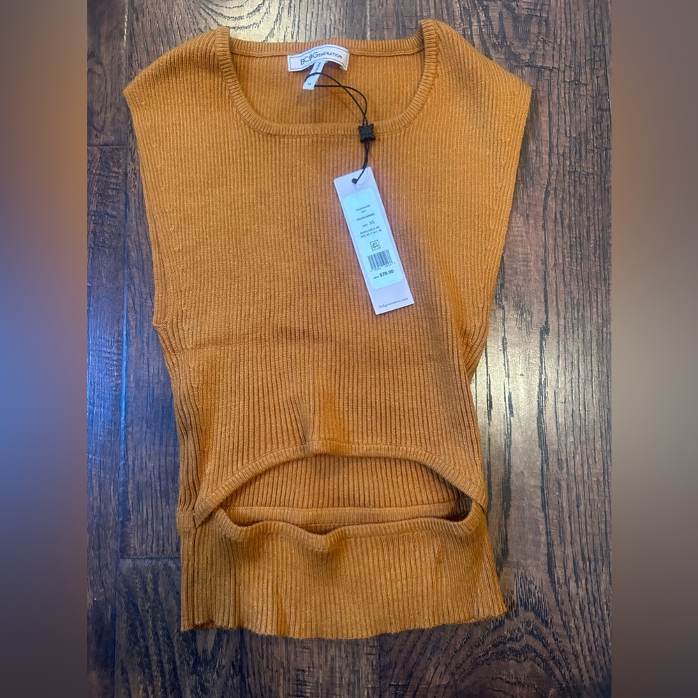 BCBG Cut Out Top